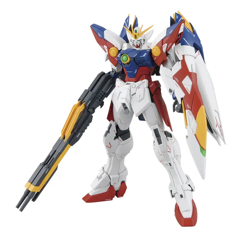 BANDAI Asa Gundam Proto Zero EW Ver. MG 1/100 XXXG-00W0 EW Edition Kit de modelo padrão Montagem Strike Freedom Unicorn Original