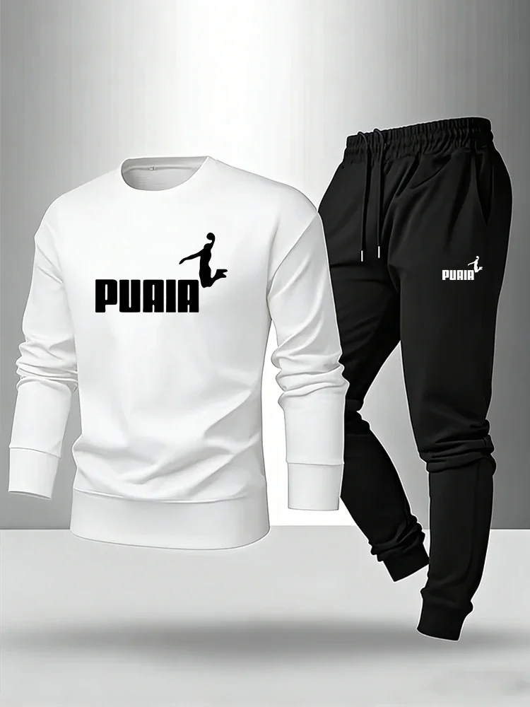 Spring Autumn Daily Casual Fashion Warm LongSleeve Outfit Single Sweatshirt or Pants 2026 New Arrival Men's Set Pullover Co-ords view 4