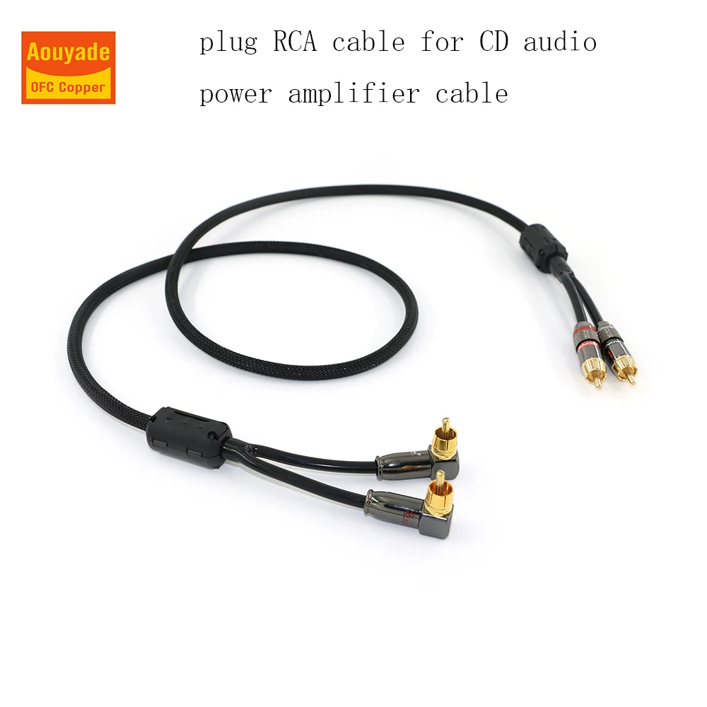 

plug RCA cable for CD audio power amplifier cable and audio speaker hifi audio line cables amplifier system