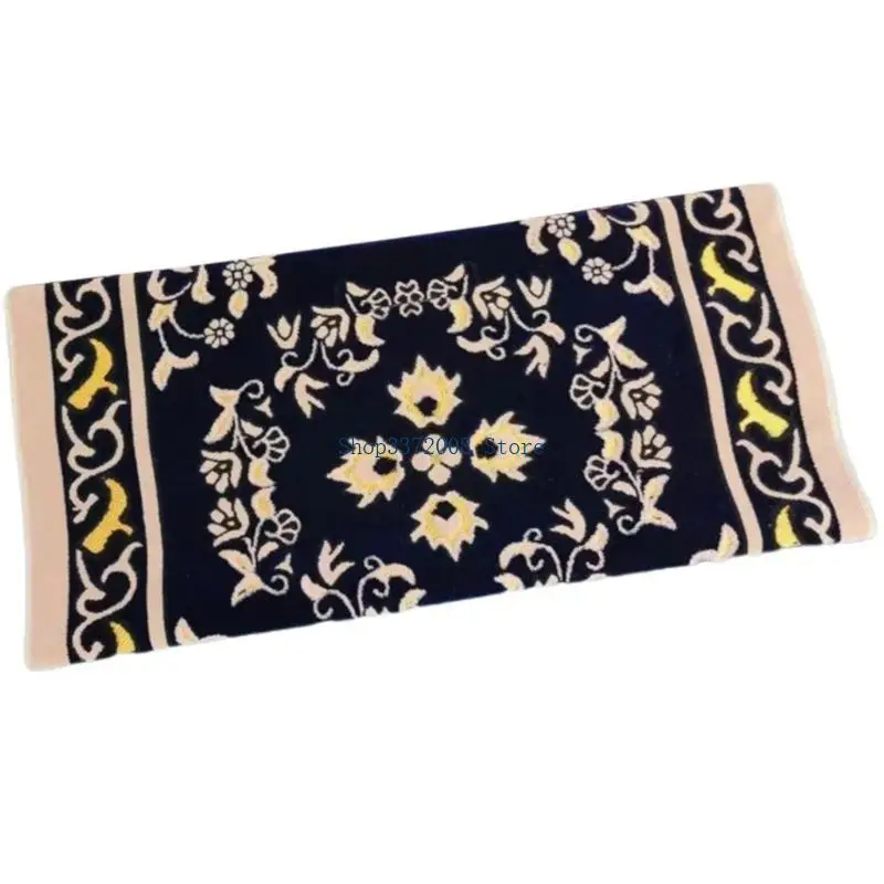Nonslip Soft Prayer Mats Worships Blanket Worships Kneel Embossing Floor Carpets