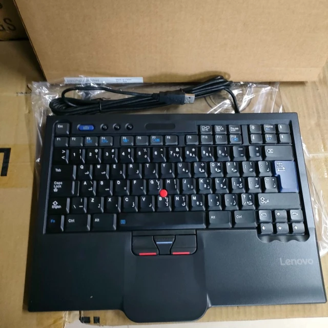 Arabic English Bilingual Lenovo Thinkpad SK-8845cr Keyboard USB Server  External Red Dot Keyboard - AliExpress 7