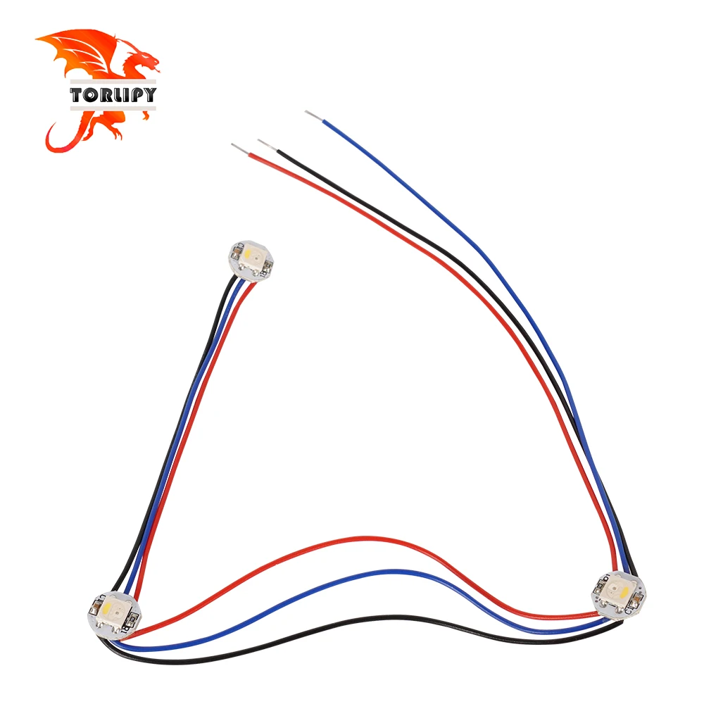 

Для VORON 2,4 TRIDENT RGB Light Mellow Daylight PCB Kit 3D-принтеры Stealthburner RGB Light Strip 5V RGB Light Lamp Bar