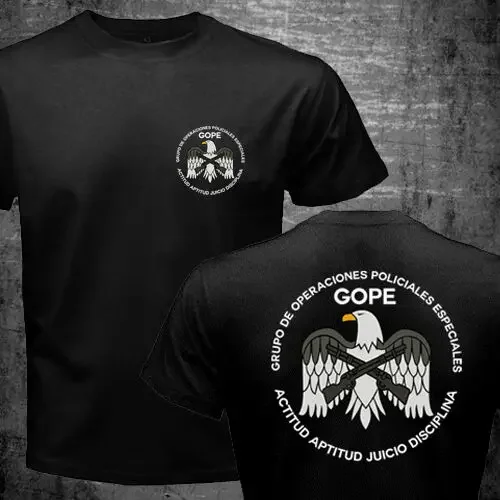 GOPE Republic of Chile Special Force SWAT Military T-shirt Short Sleeve Casual 100% Cotton O-Neck Men Clothing