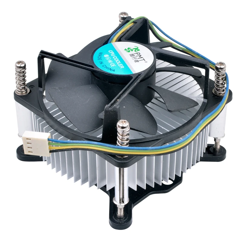 1200-225 RPM1U komputer serwerowy chłodnica procesora wentylator chłodzący chłodnica aluminiowa odpowiednia dla Intel LGA 1150 1151 1155 1156