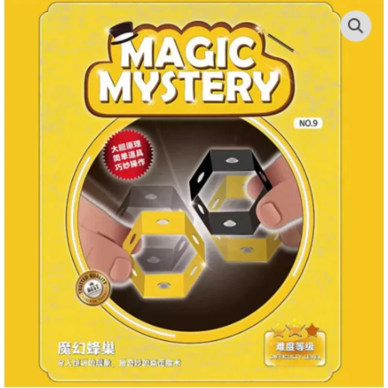 

Magical Honeycomb By Tenyo Magic Tricks Fun Close-up Illusions Gimmicks Mentalism Props Rings Transportation Color Change Magia
