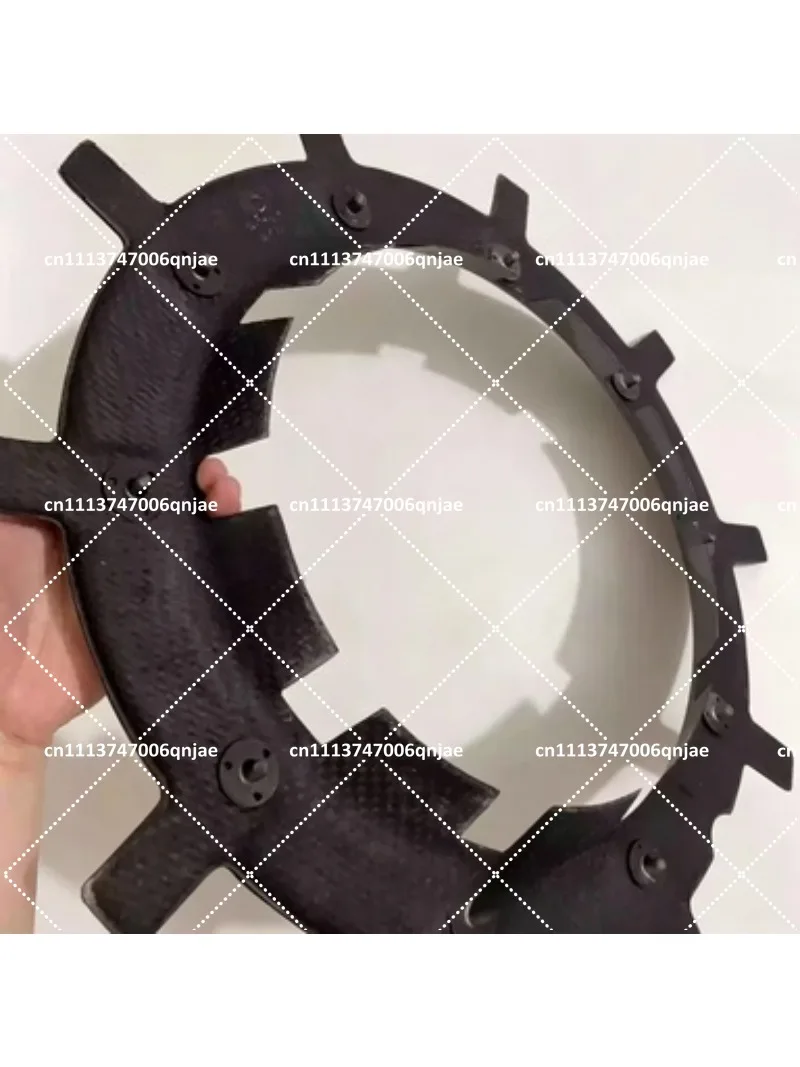 Carbon Fiber Wheel Center Caps 21" 22" 23" 24" Real Carbon Fiber Hubcap Cover Replacement view 4