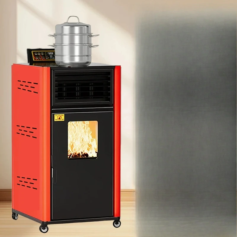 New biomass pellet heating furnace indoor environmental protection in winter intelligent household heating furnace