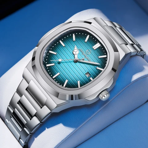 Men's Square Military Style Watch