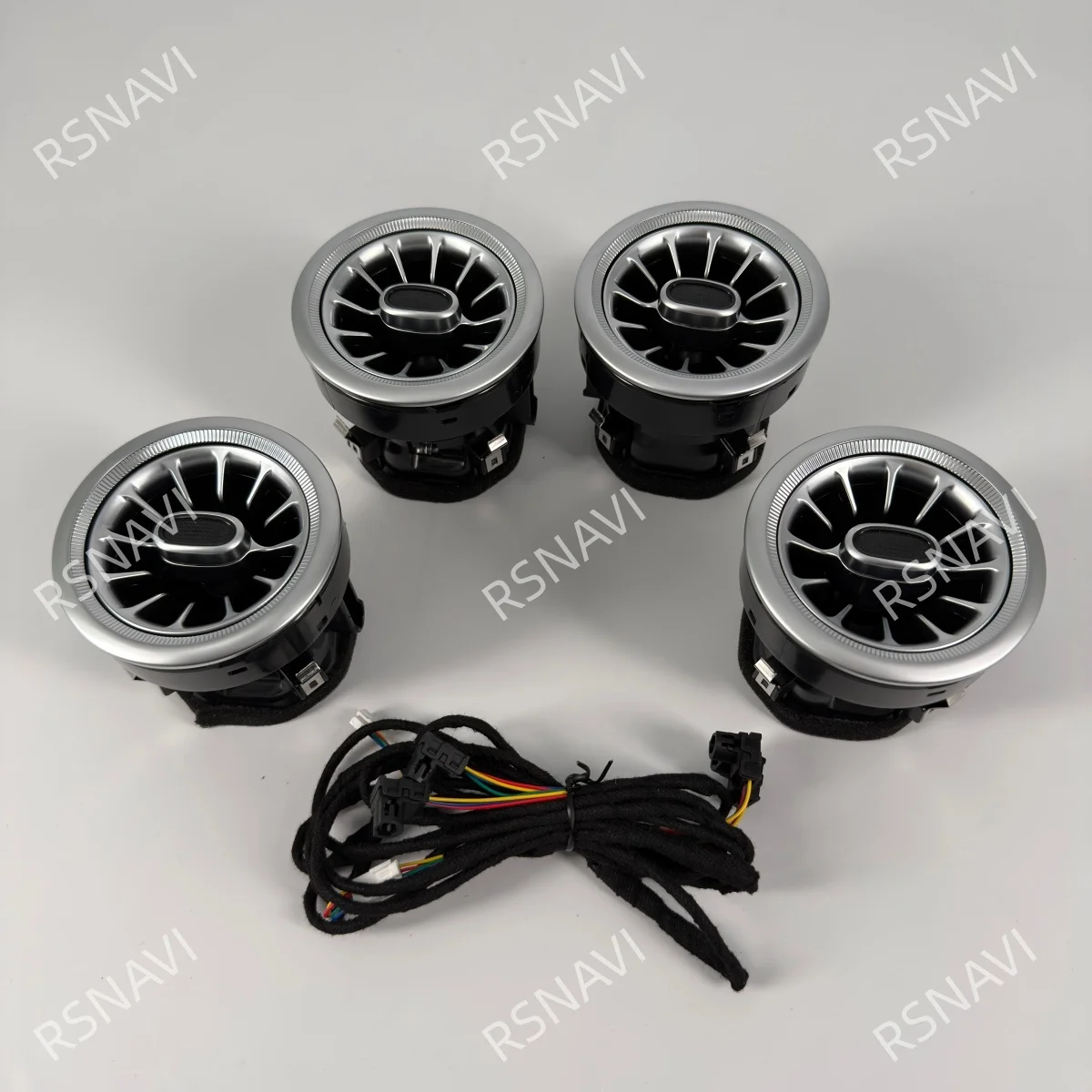 For Benz V-Class W447 V260 2016-2023 3/64 Colour LED Air Vents Ambient Light Turbine Outlet Nozzle Active Ambient Light Upgrade