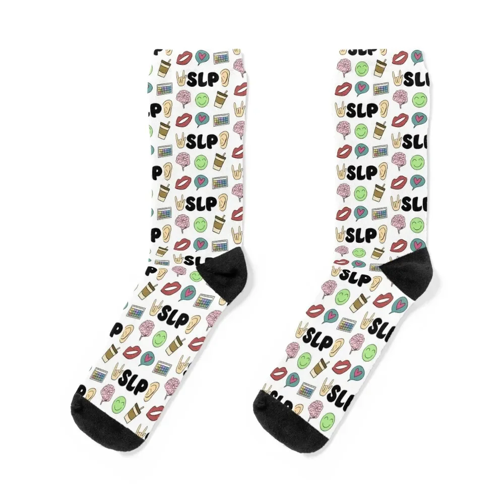 

Speech Language Pathologist Socks Rugby christmas stocking Toe sports men cotton high quality Men Socks Women's