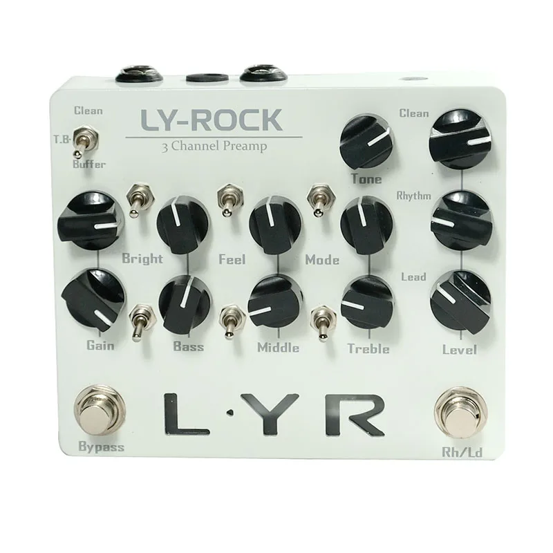 LYR 3-Channel Preamp Landing Pedals Single Block Effector Clean Rhythm SOLO Lead For Guitar KSR Ceres Artmis 100 ColossH100