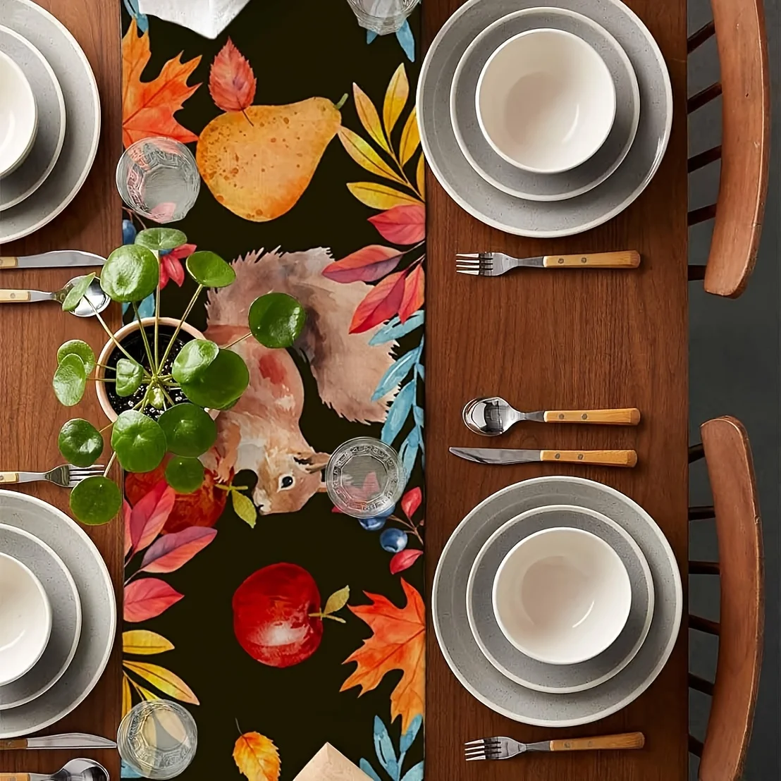 Autumn Leaves Table Runway - R - Home Office Marketing avaliação e preço