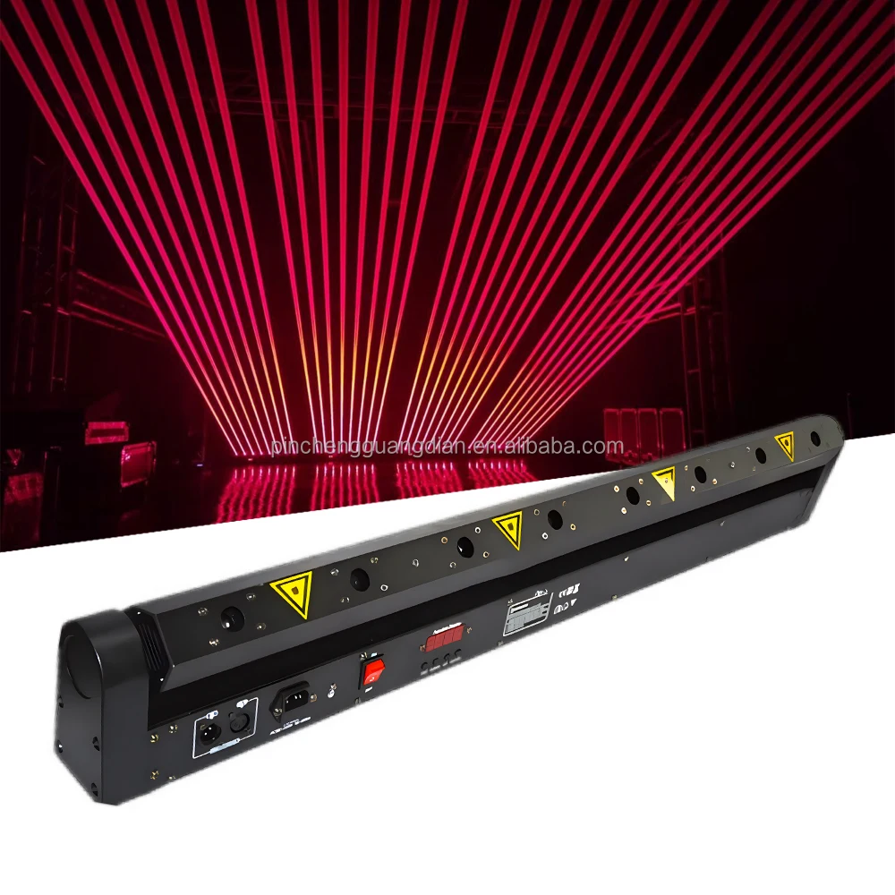 

Высокое качество 8 глаз красный лазерный свет с подвижной головкой красный 500 МВт лазерный свет шоу для Dj Show Concert Party KTV