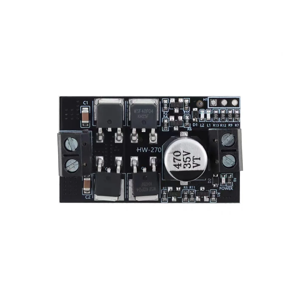 10A High-Power DC Motor Drive Module with PWM Speed Control, Bidirectional Rotation, Wide Voltage Range, and High Current
