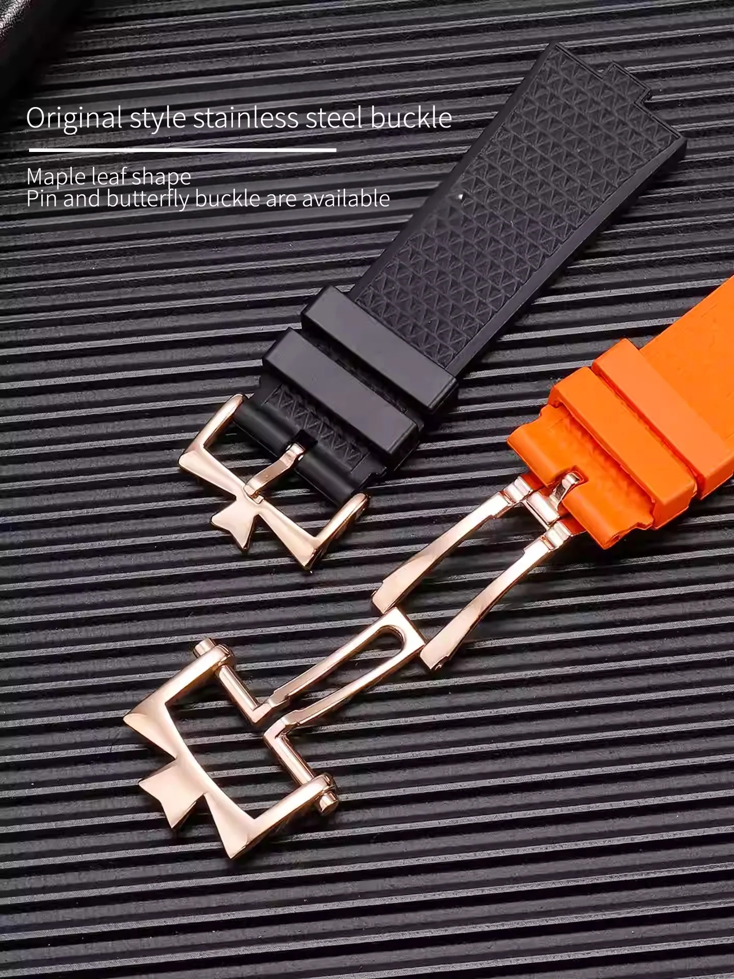 For Vacheron Constantin VC Overseas 4500V 5500V 7900V Fluororubber Band Men Women FKM Watch Strap Bracelet Watch Accessories view 3