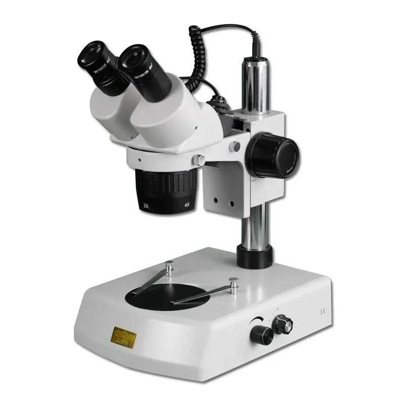 High definition two-speed continuous variable magnification binocular stereomicroscope solid microscope electronic
