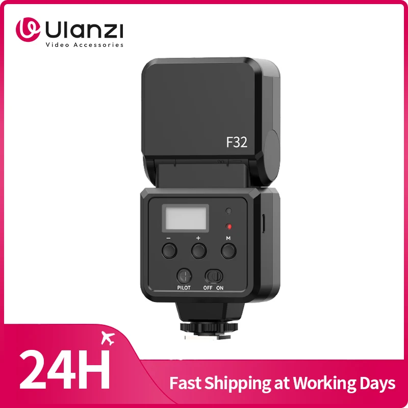 

Ulanzi F32 Camera Flash Speedlite Wireless On-Camera Speedlite for Sony for Canon for Nikon for Fuji for Olympus for Pentax