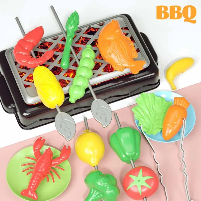 Kinder Speelhuis Speelgoed Simulatie Voedsel Spelen Barbecue Set Speelgoed Creatief Plezier Bbq Barbecue Keuken Speelgoed Kids Puzzel Speelgoed