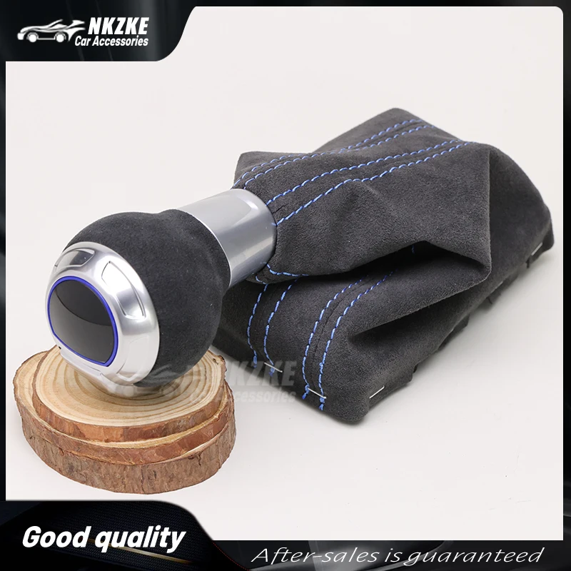 

Shift Gear Knob Suitable For Vw Golf 7, 7.5,GTI, Mk7 Automatic Shift Lever, Made Of Alcantara, Car Accessories,GTI LOGO