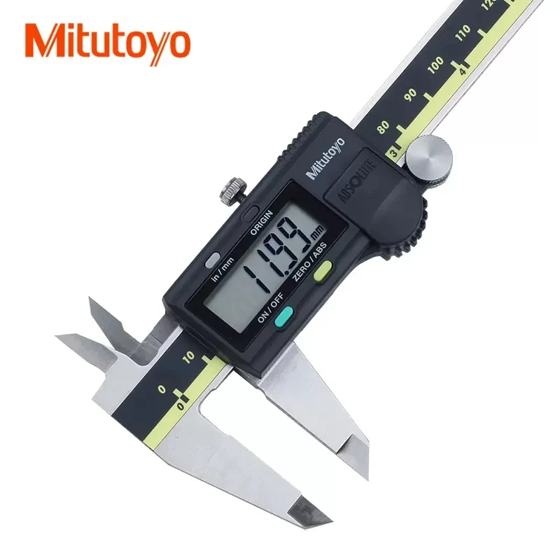 

Mitutoyo Digital Caliper 150mm Stainless Steel Fraction / MM / Inch 0.01mm High Precision for Mechanical Components Measure