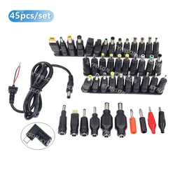 Universal 5.5mmx2.1mm DC AC Power Adapter Tips Connector Kits for Lenovo Thinkpad Laptop Power Supply Plug Jack Sets