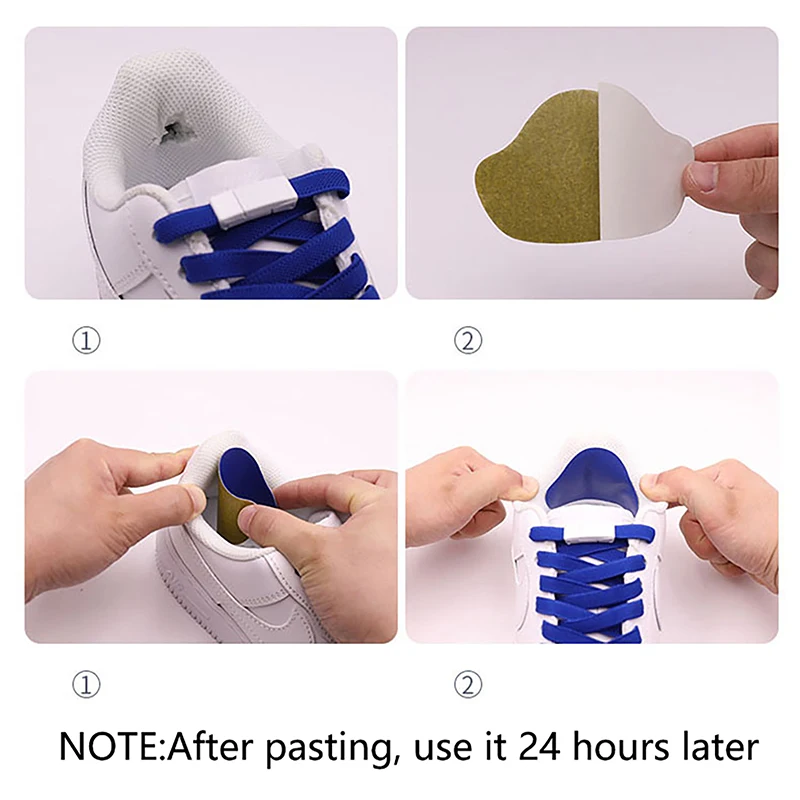 6PCS Self Adhesive Repair Patch For Shoes Heel Wear Hole Wear Sports Shoes Patch Back Pad Anti Wear Patch Washable