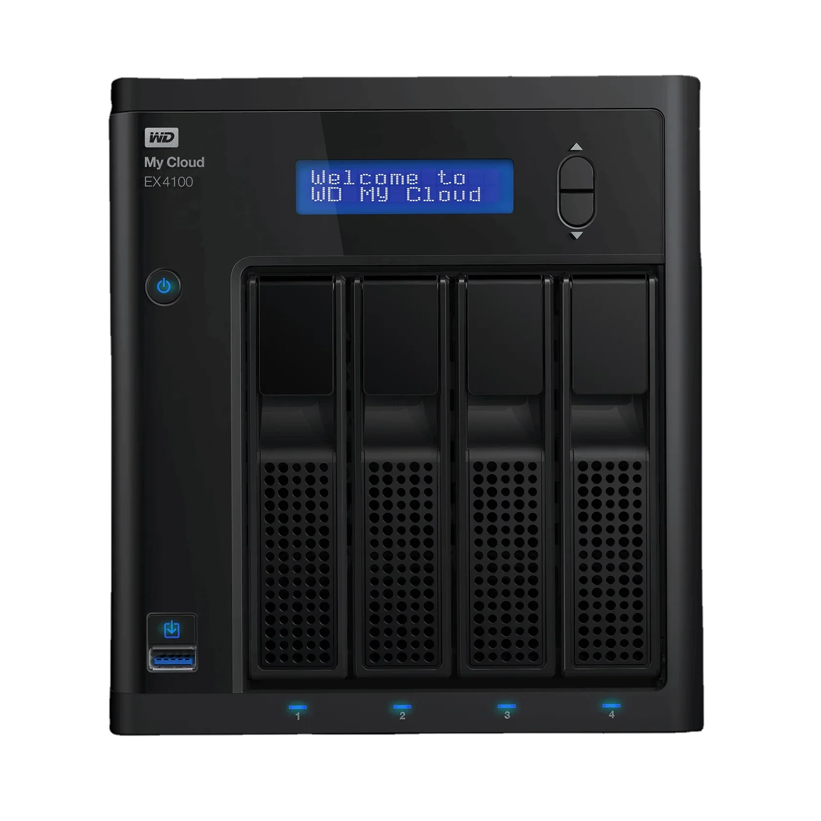 Capacity 40TB 56TB WD Memory 2G Network Attached Storage NAS Enclosure My Cloud Expert Series EX4100