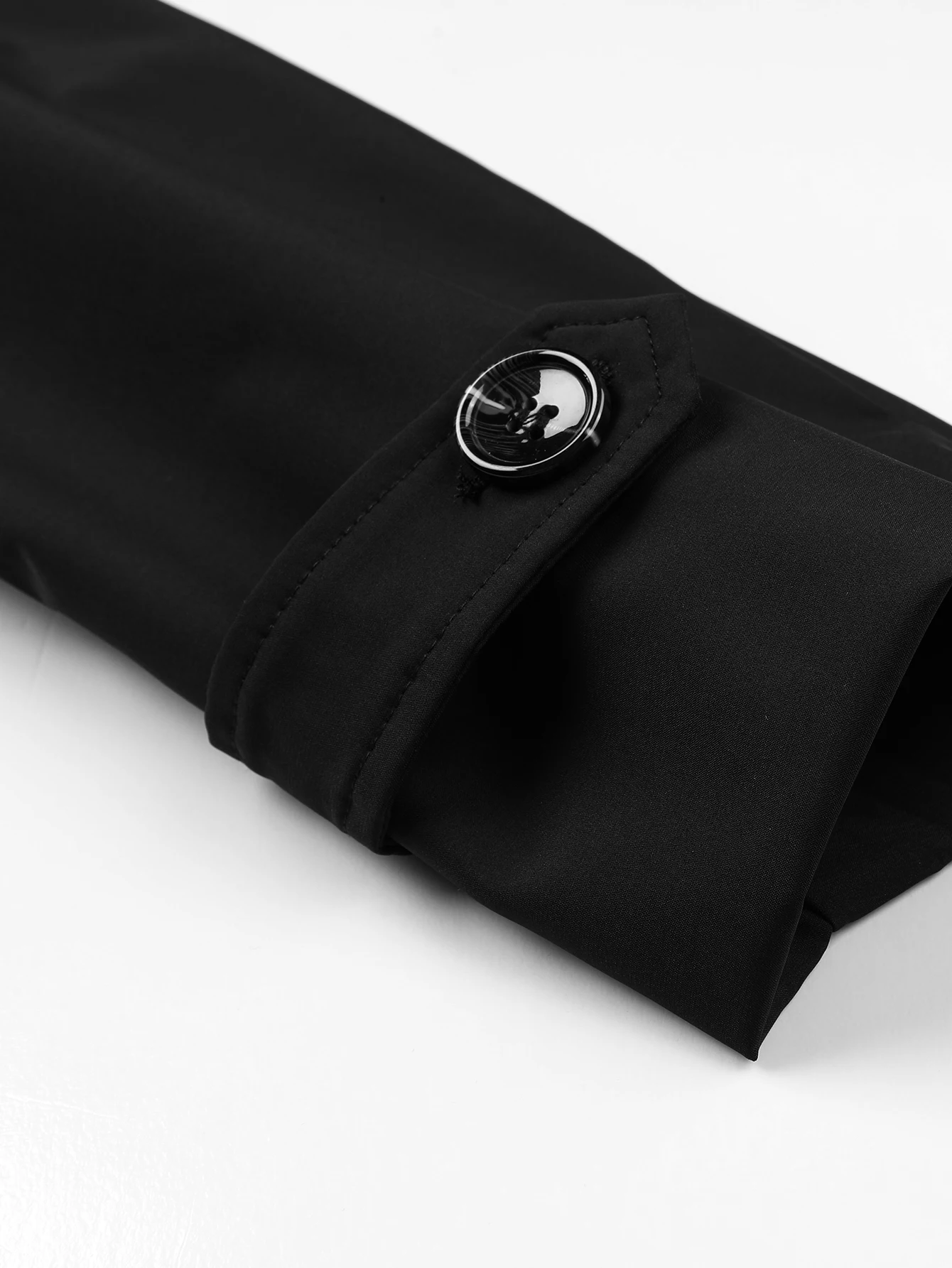 الكورية نمط الرجال زائد حجم خندق معطف ربيع الخريف منتصف طول الشباب سترة الوقوف واحدة الصدر الدافئة الصلبة #5