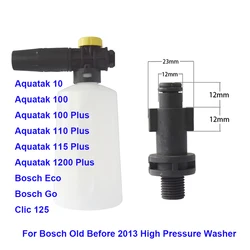 Snow Foam Nozzle Gun Generator Deck Foam Bottle For Old Bosch Clic 125 Aquatak 10  High Pressure Washer Car Washer Cleaning