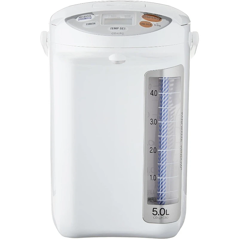 CD-LFC50 Panorama Window Micom Water Boiler and Warmer (169-ounce, 5.0-Liter, White)