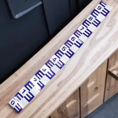 Water Level Gauge Sticker Reflective Self-Adhesive Pool Pond Lake Indicator Durable Measuring Tool Scale Marking Meter Reminder