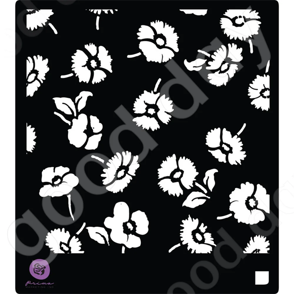 

Anemone Layered Production Stencil Scrapbook Diary Decoration Embossing Template Diy Greeting Card Handmade 2022 New Arrival