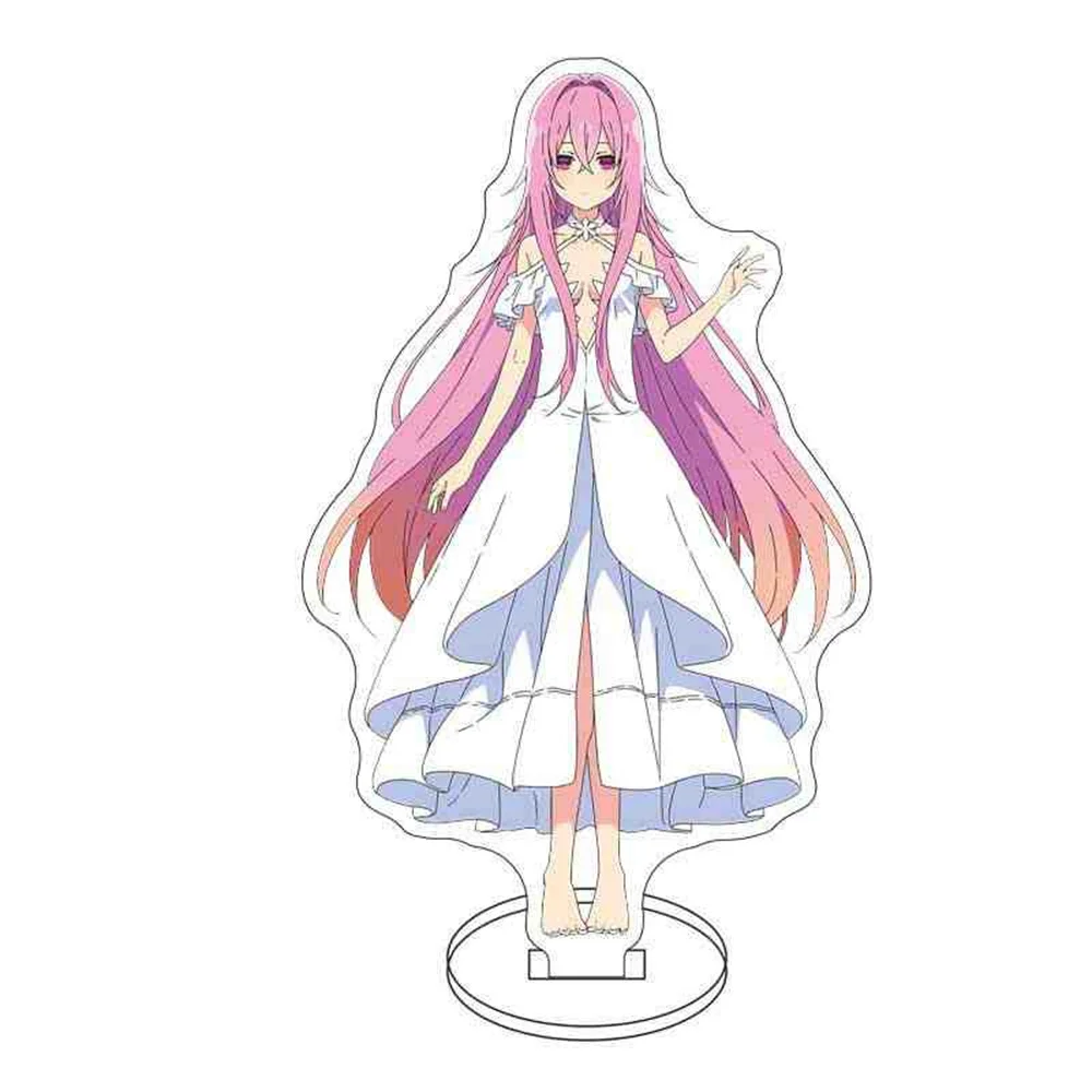 Hot Anime Spirit Chronicles Acrylic Stand Model Figure Cosplay Plate Holder Topper Birthday Fans Christmas Desk Decor Plate Gift