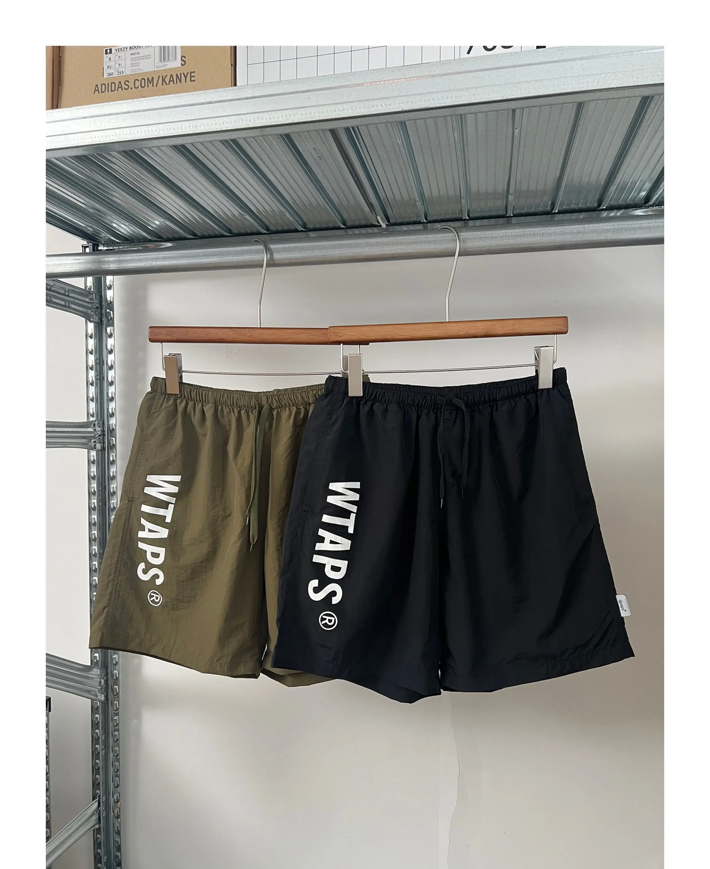 WTAPS Men Nylon Shorts Summer Lightweight Quick Dry Breathable Beach Shorts Japanese Streetwear Casual Half Pants