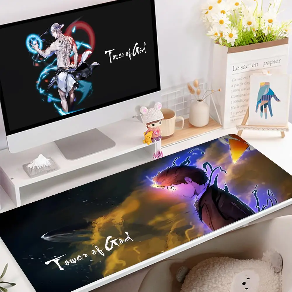 Tower of God Anime Mat Table PC Pads Mouse Computer XXL Mats Desk Pad Mousepad Office Large Keyboard Game Rug Big