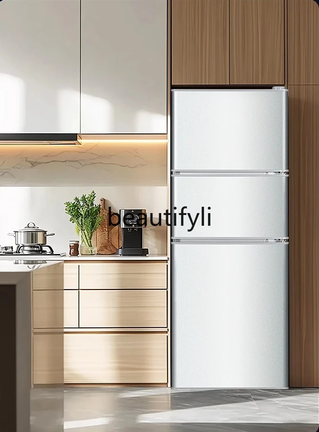 ثلاثة أبواب، ثلاجات منزلية طازجة ومجمدة، ثلاجات موفرة للطاقة وموفرة للطاقة، سعة كبيرة