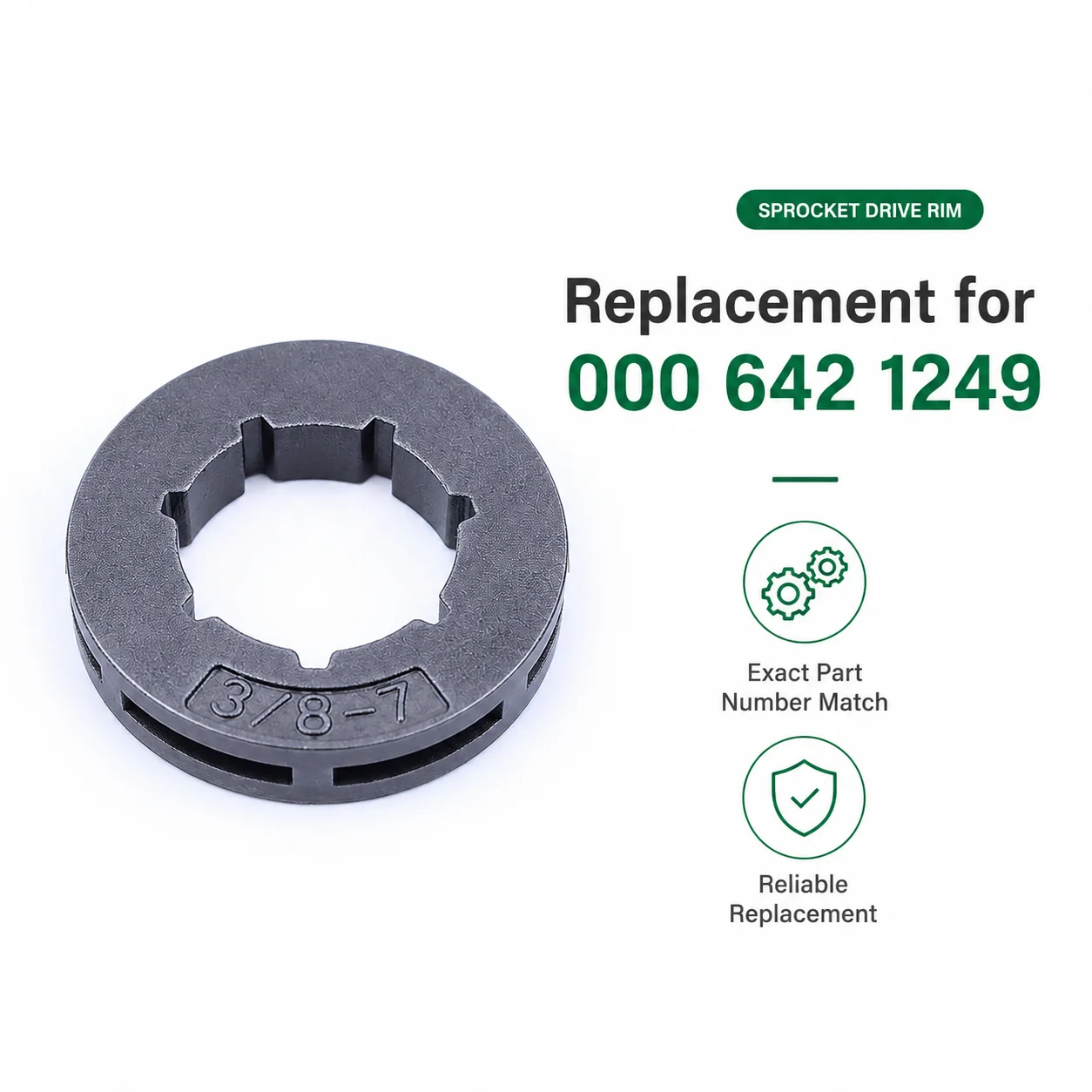 10pcs Sprocket Drive Rim .375