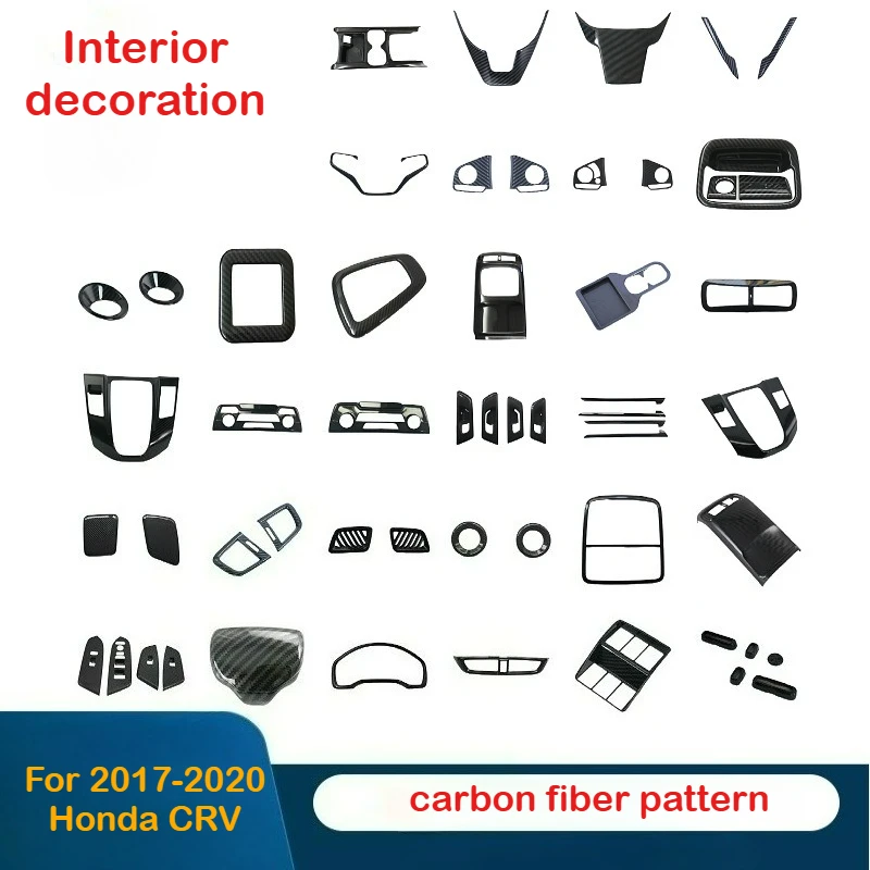 

For 2017-2020 Honda CRV carbon fiber pattern interior accessories modification