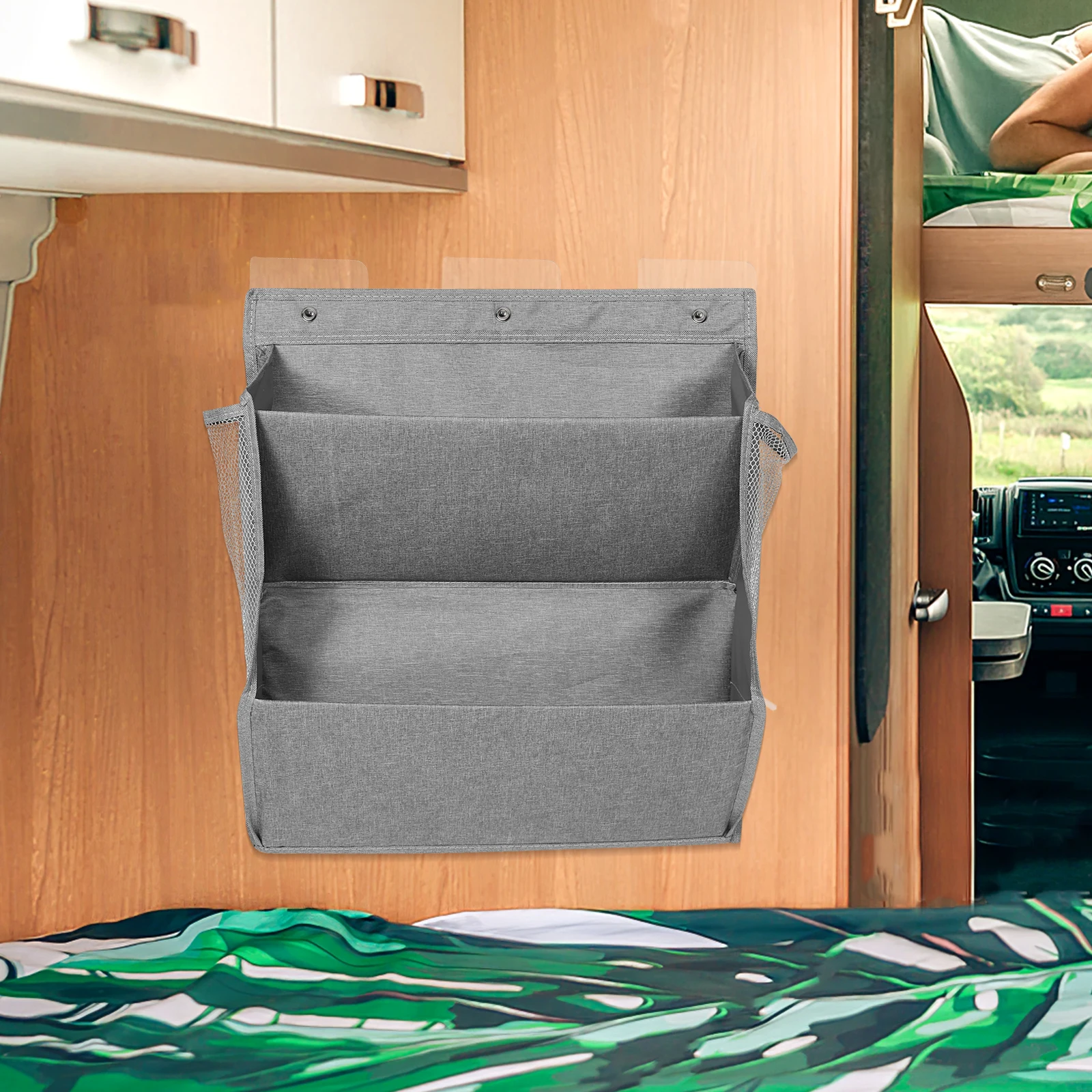 

Wall Mount RV Shoe Rack Oxford Cloth Boot Storage Organizer for Garage Kids Racks Spacesaving Design Firm Hooks