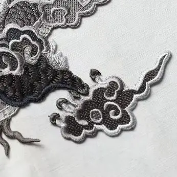 

Chinese Wind Dragon Embroidery Patch Large Tengyun Driving Fog Patch to be sewn