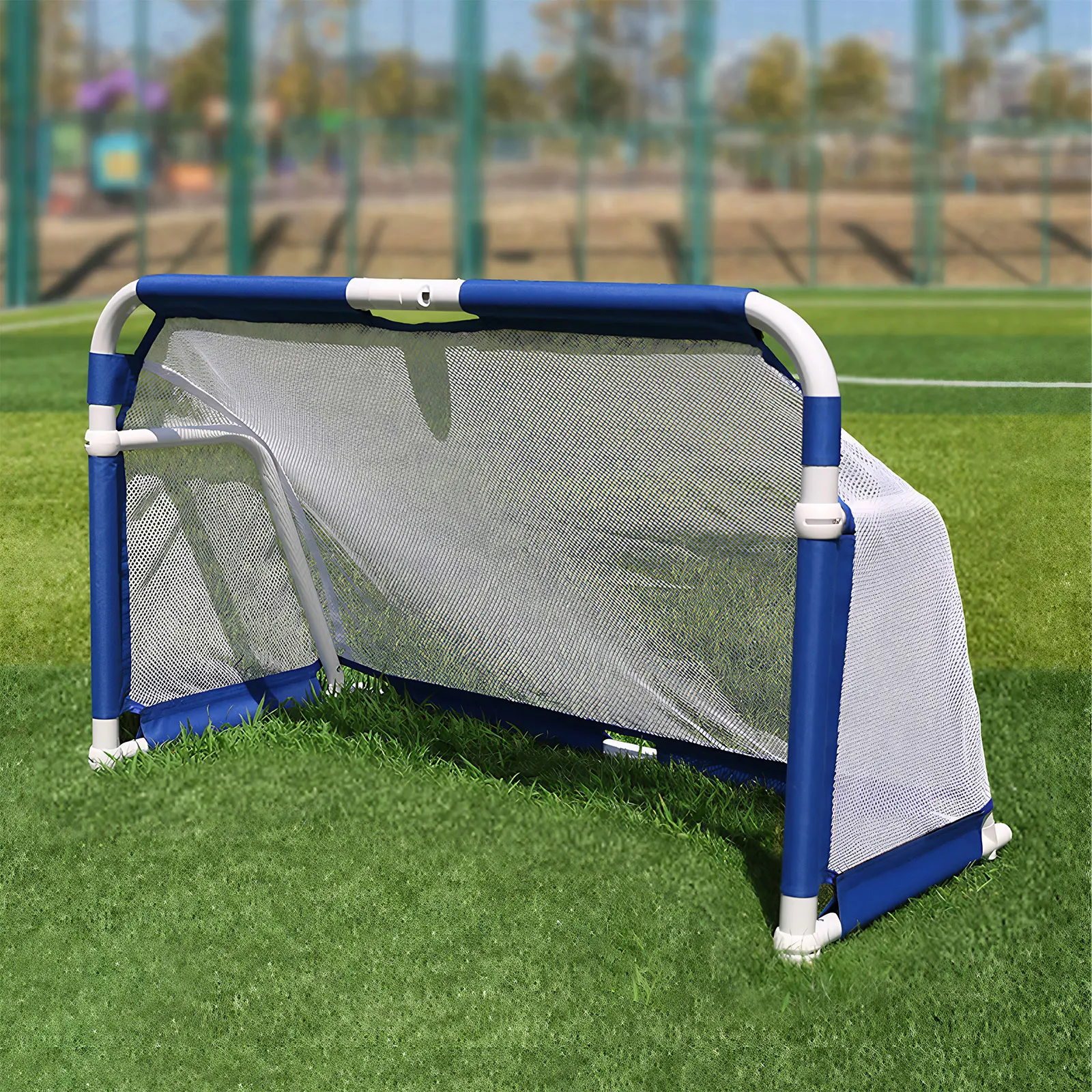 

5x3 FT Aluminum Soccer Goal for Backyard Park Field Folding Soccer Goal Training Equipment for Practice Outdoor Sports