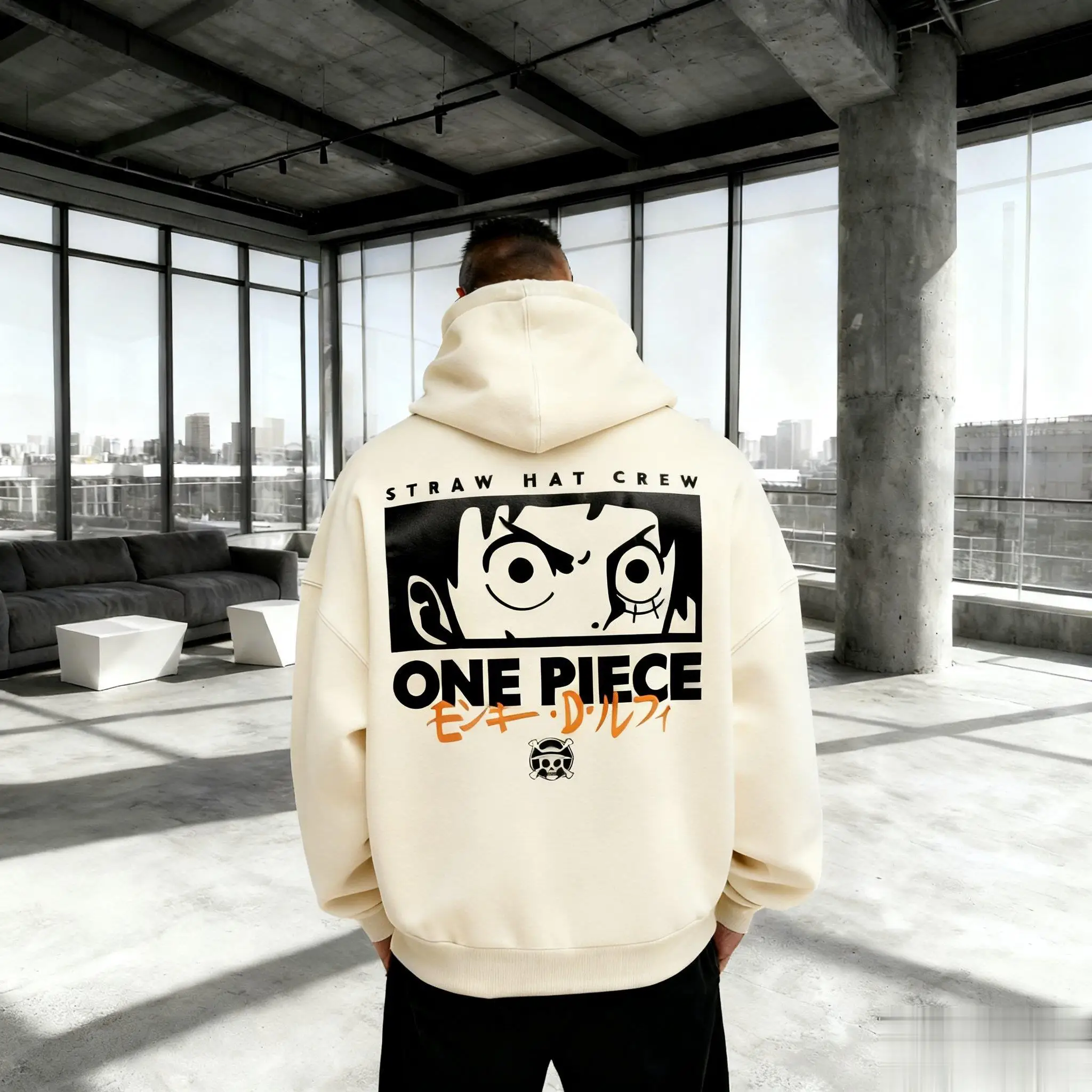 

Y2k Аниме Толстовка Мужчины Женщины Цельный Луффи Уличная Одежда Повседневный Пуловер Хлопок Графический Принт Топ Косплей Зима Осень Модный Новый