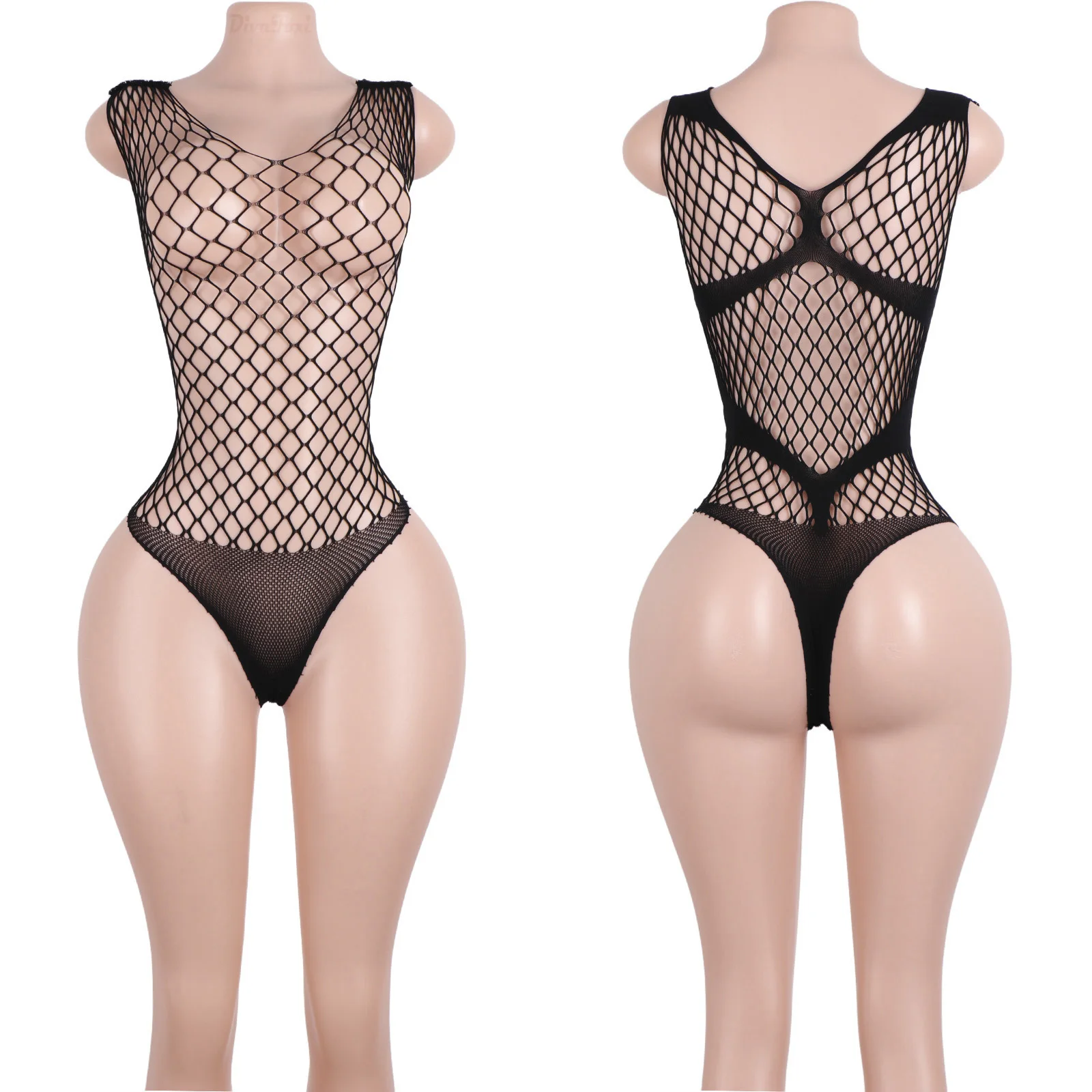 club sexyBlack Lace Sleeveless Backless Stage Performance Exotic Dancewear Shorts Crystal Diamond Bodysuit Pants Openwork Design