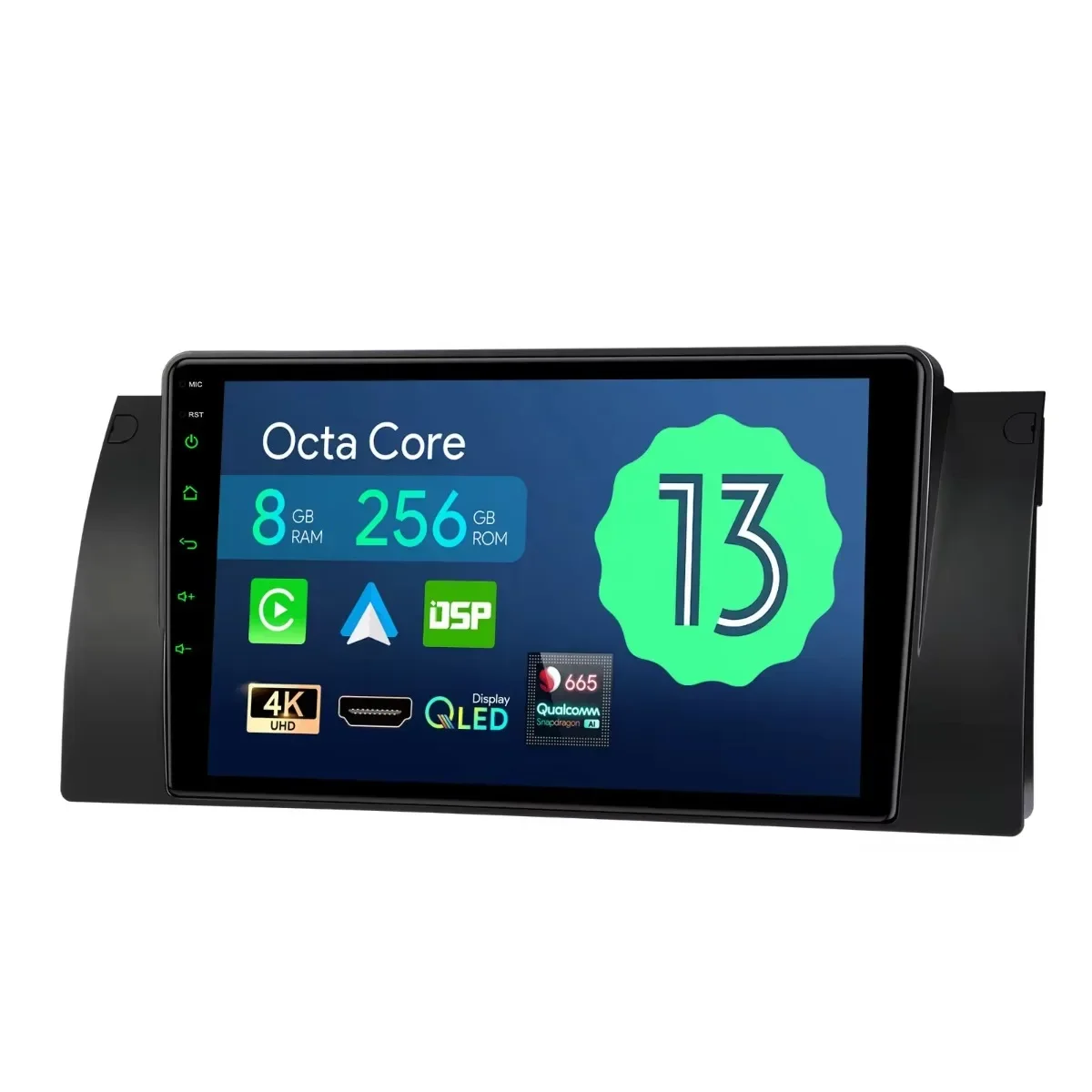 XTRONS 9 "Snapdragon665 أندرويد 13 256g 1280*800 Carplay شاشة أندرويد السيارات 4G LTE HD إخراج راديو السيارة ل X5 E53 1999-2006 #1