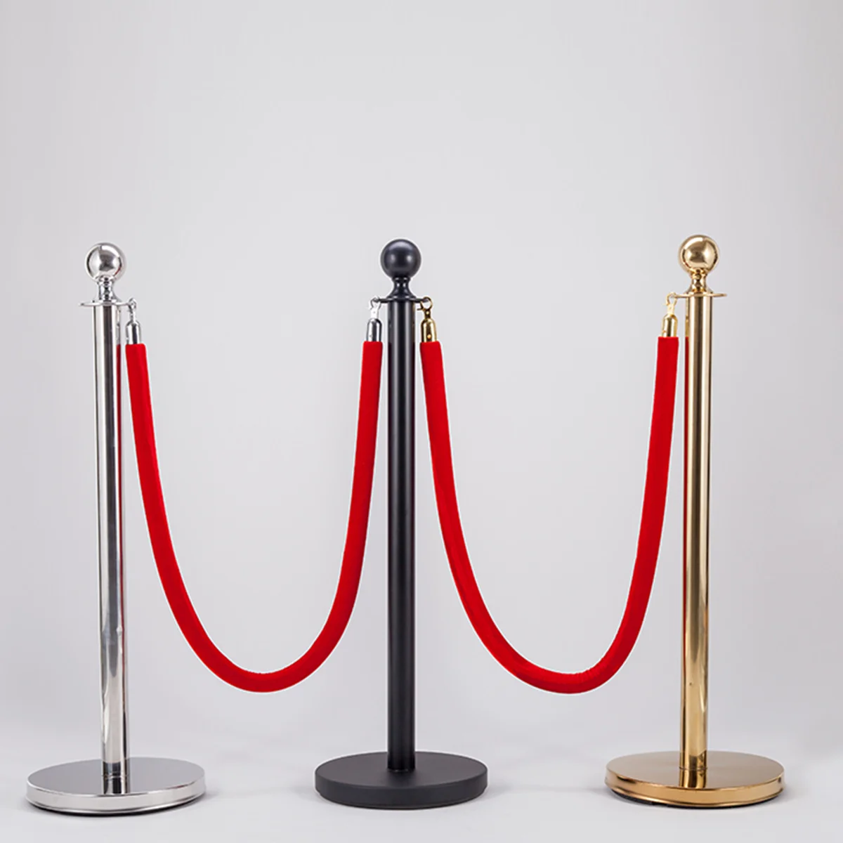 Rope Barrier Red Stanchion Crowd Control Ropes Barriers And Poles Carpet Belt Gold Post Hanging Posts Set With