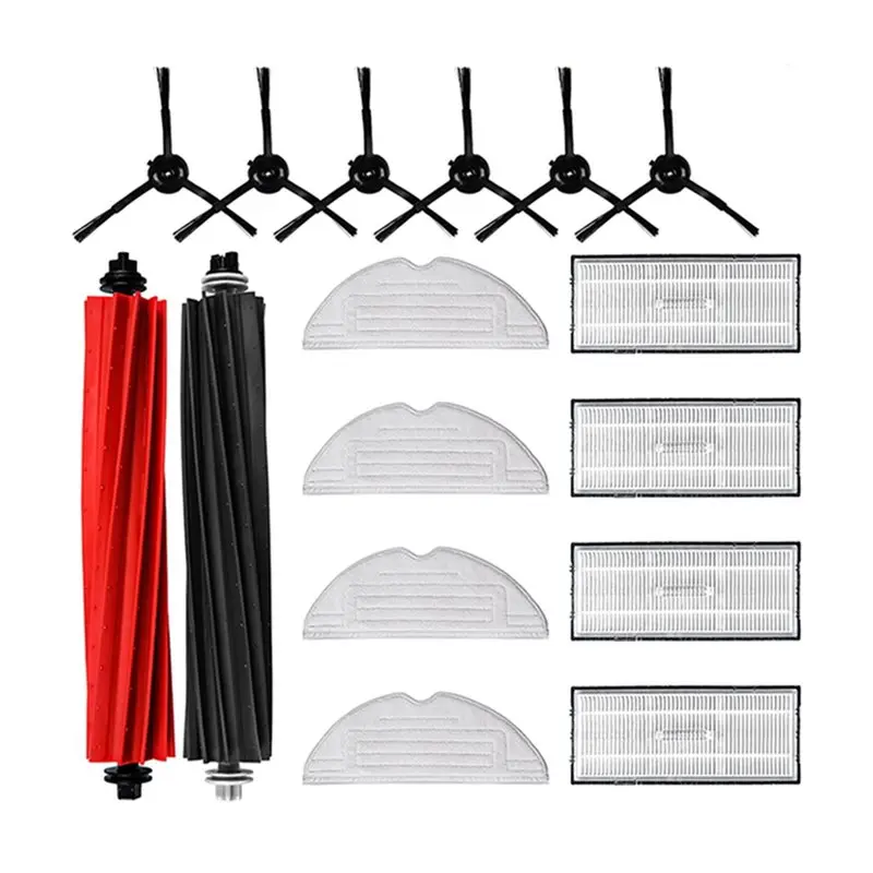 لماذا-قطع غيار لـ Roborock S8/S8 + ملحقات مكنسة الروبوت فرش جانبية رئيسية ممسحة ملابس مرشحات HEPA أكياس الغبار