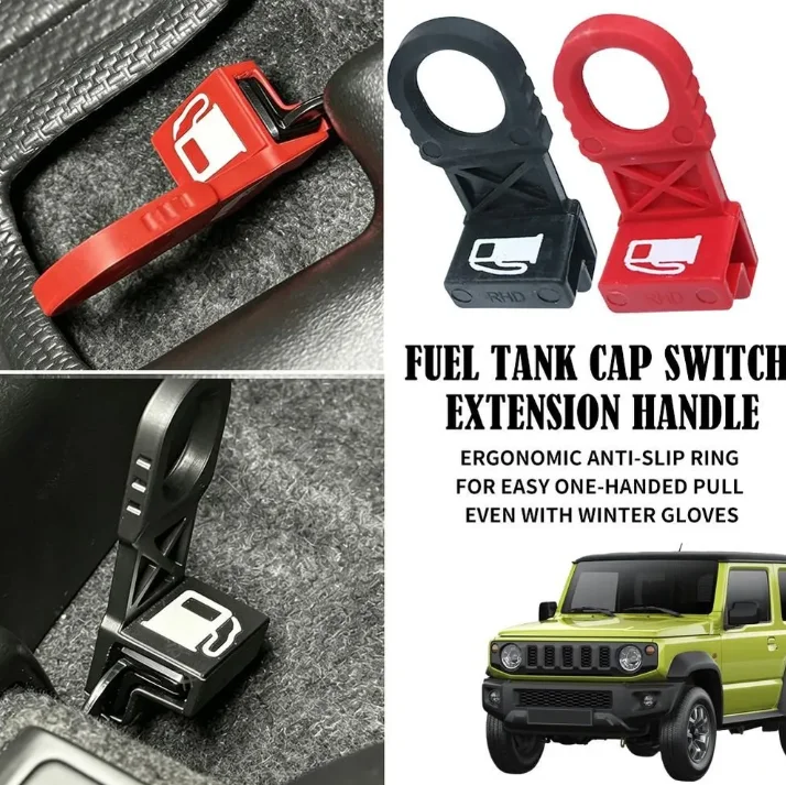 Fuel Tank Cap Opening Handle For Car Suzuki Jimny JB64/JB74 ABS Plastic 3D Printing Car Fuel Tank Cap Release Extension Handle