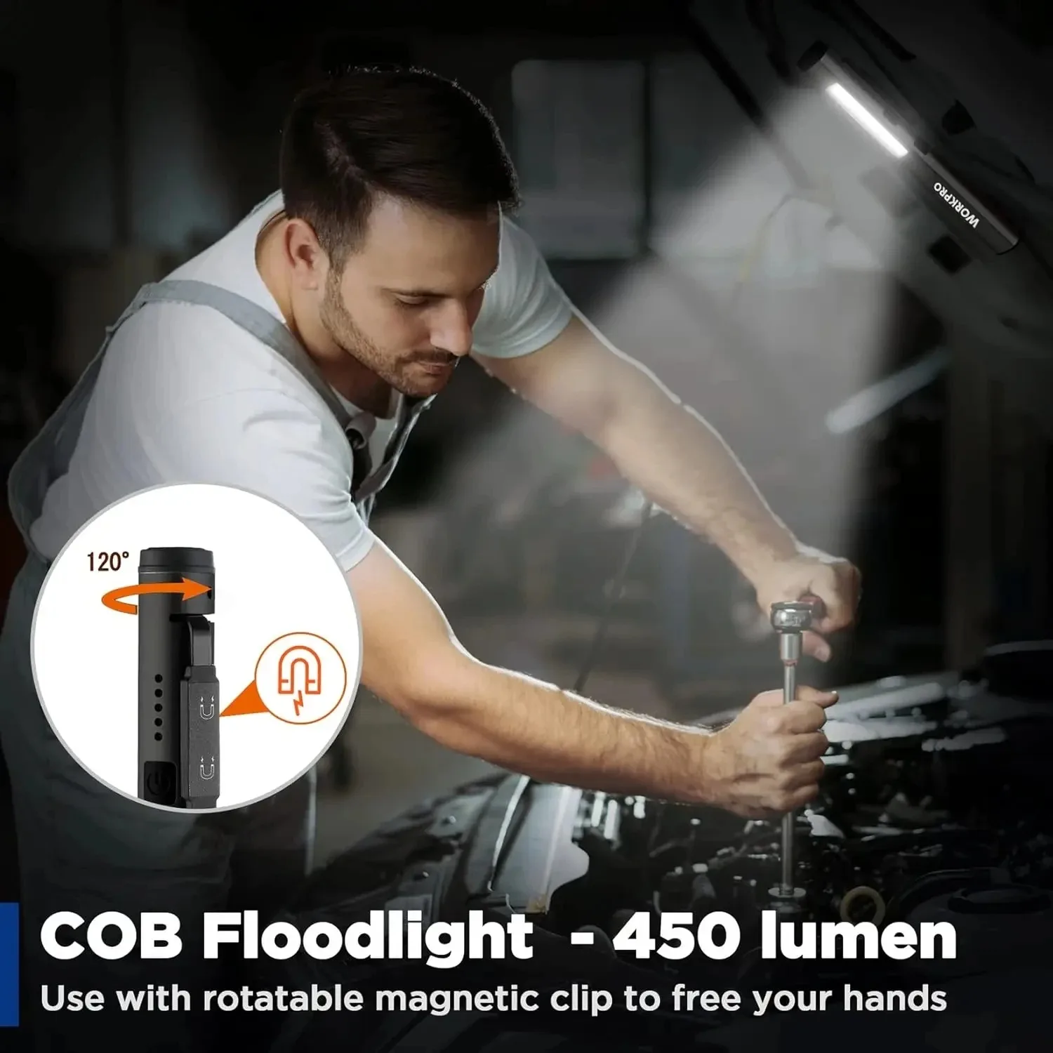 مصغرة 4in1 USB قابلة للشحن مصابيح كاشفة بلمبات LED المحمولة جيب القلم كليب ضوء للعمل في حالات الطوارئ في الهواء الطلق فانوس مقاوم للماء المغناطيس