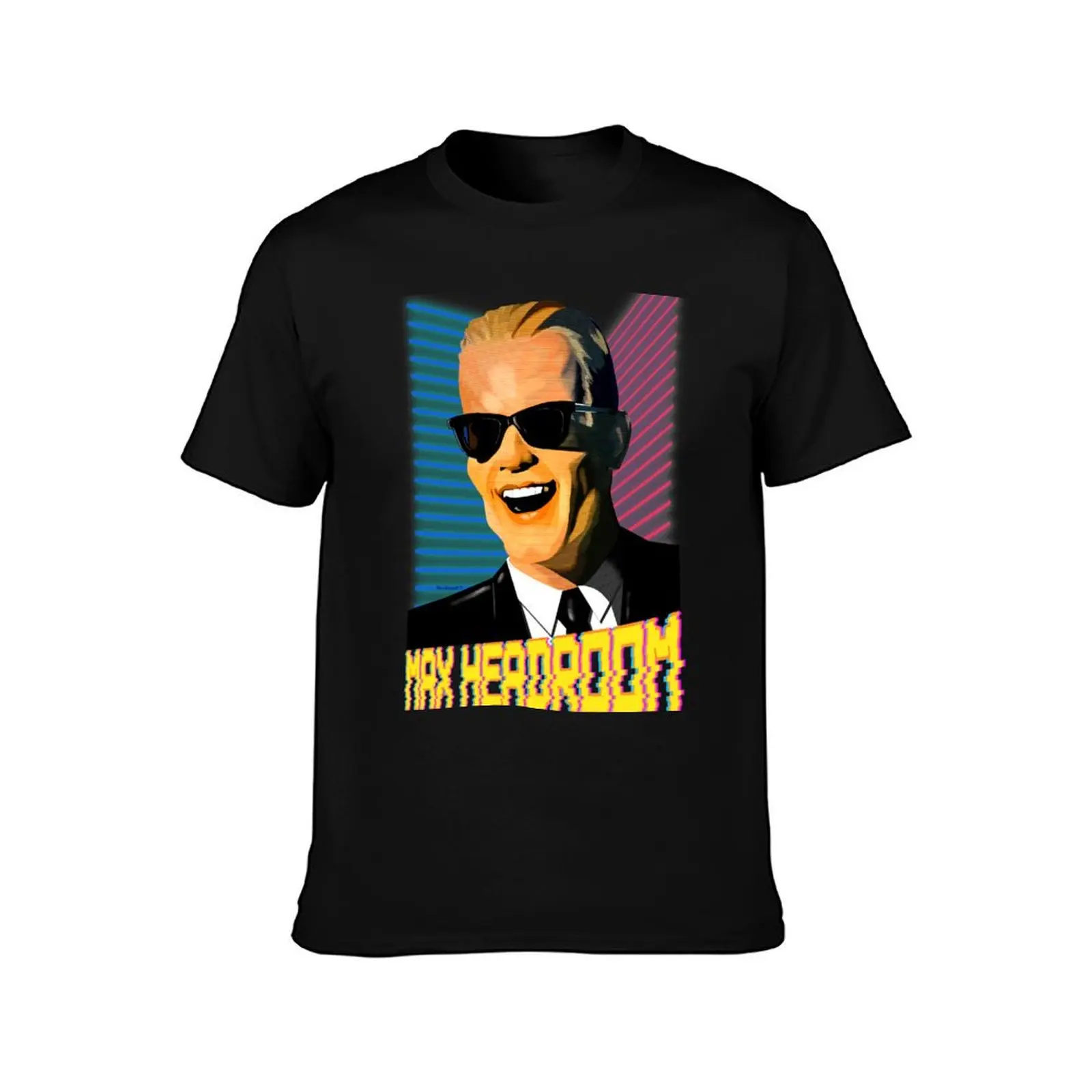 Max Headroom 2021 T-Shirt Streetwear Print Tee Shirt T-Shirt