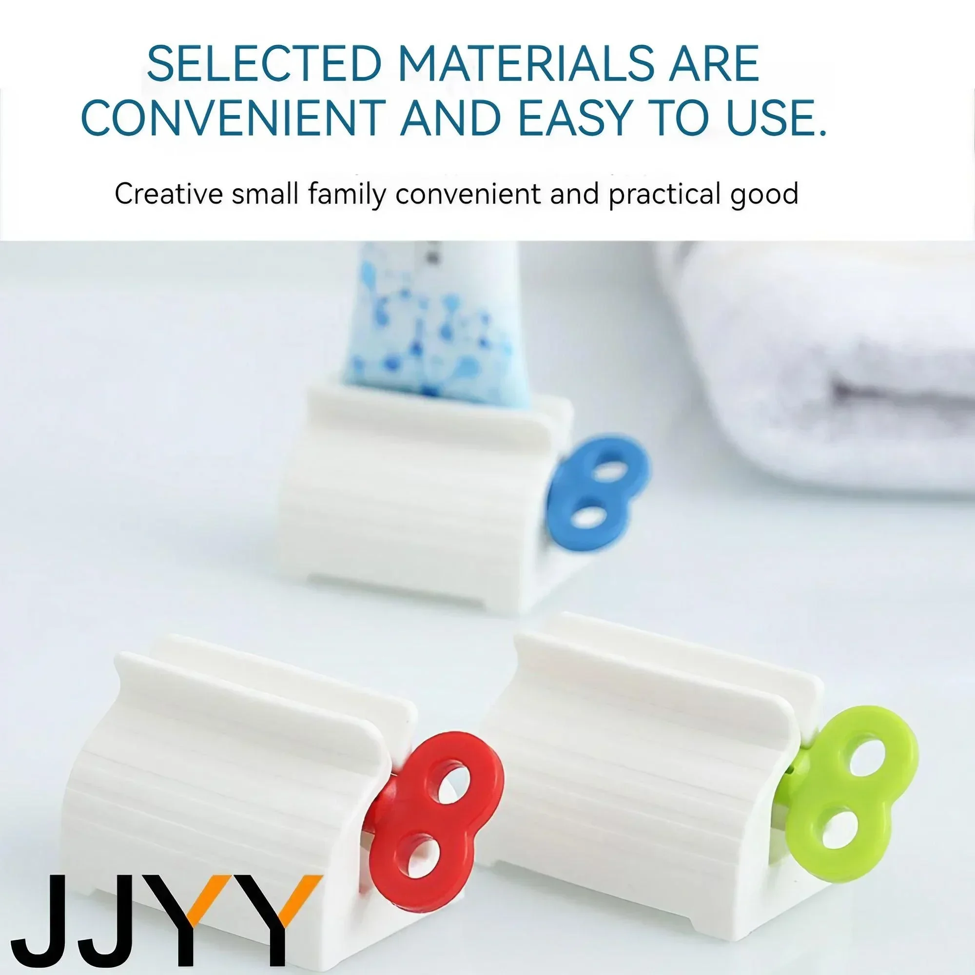 JJYY Creative Toothpaste Squeezer Multi-function Dispenser Manual Lazy Face Wash Squeezer Home Bathroom Tools